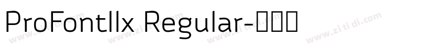 ProFontllx Regular字体转换